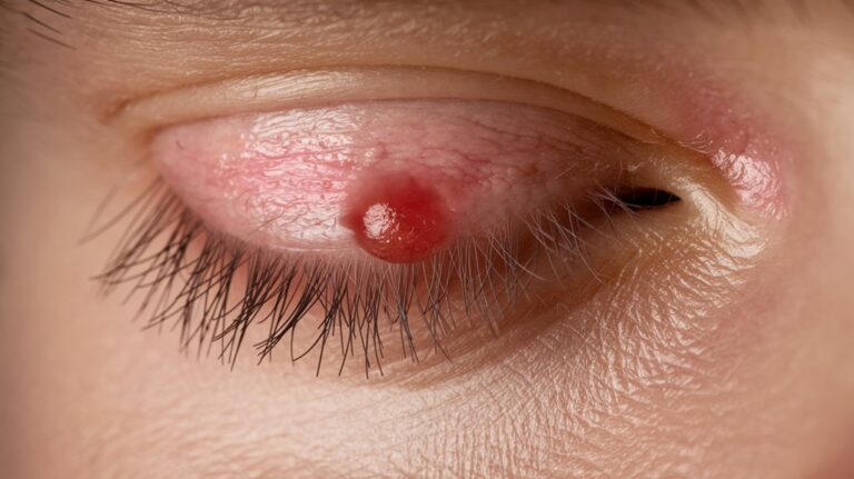 chalazion cause blurred vision