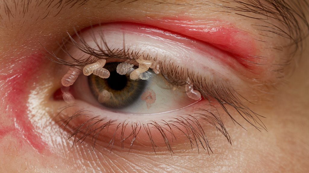 eyelid inflammation from demodex