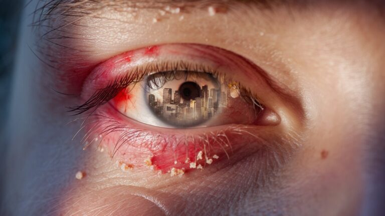 stress exacerbates blepharitis symptoms