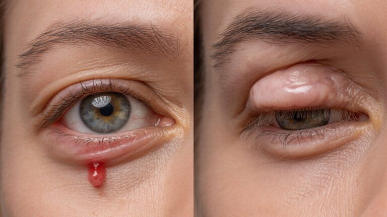 chalazion and stye comparison