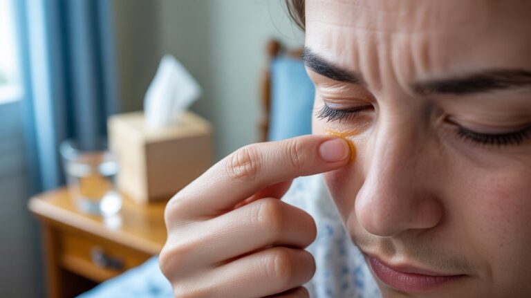 Omega-3 for crusty eyes