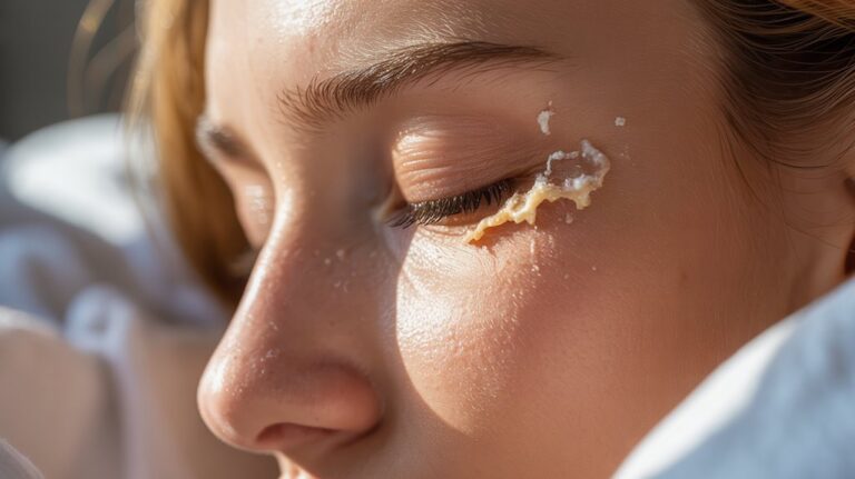 morning crusty eye causes