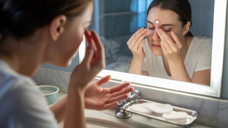 painless eye swelling condition