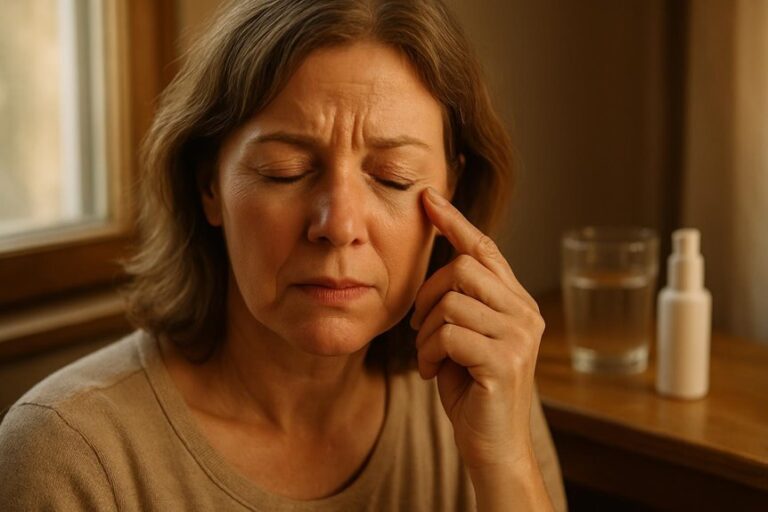 menopause dry eyes impact tear production