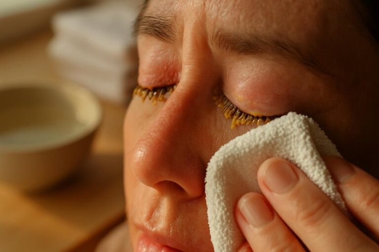 chronic eye discharge relief
