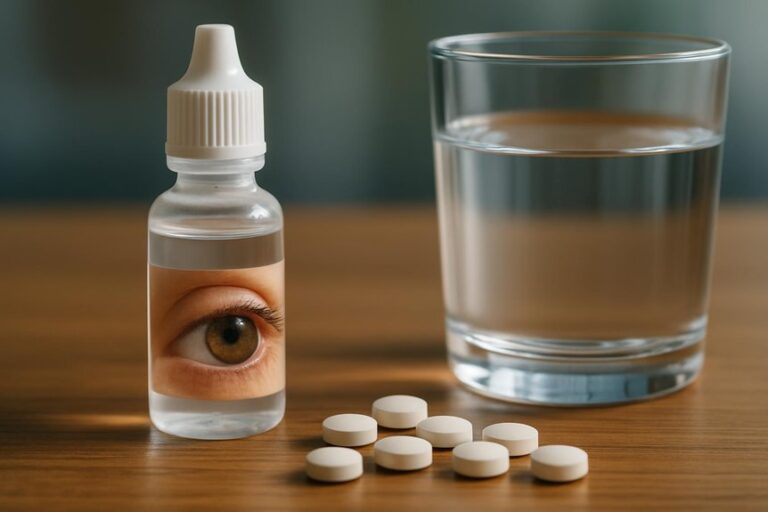 eye drops vs oral therapy