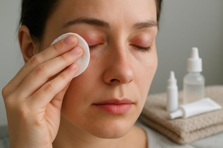 single eye corner itching treatment