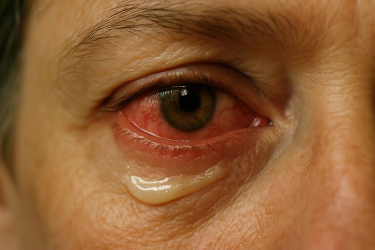 unilateral gritty eye symptom treatment