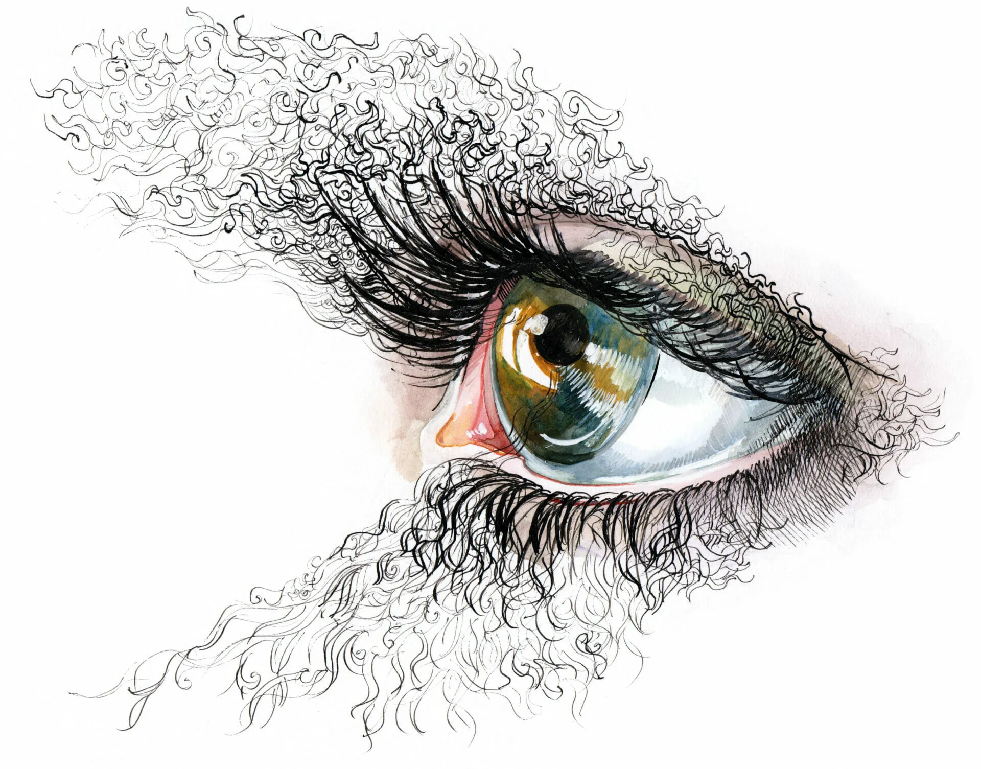 crusty eyes