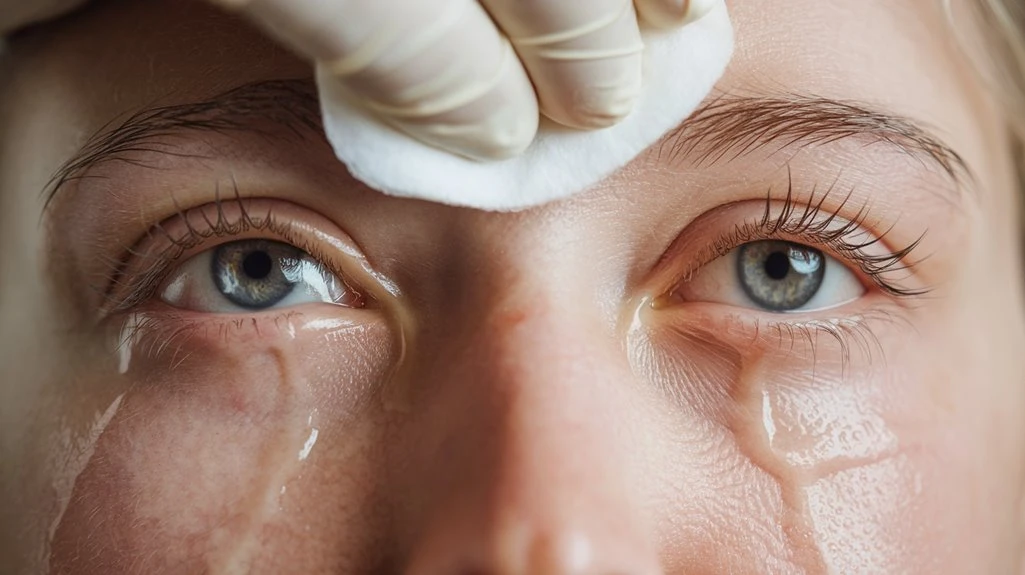 relieve crusty eyes