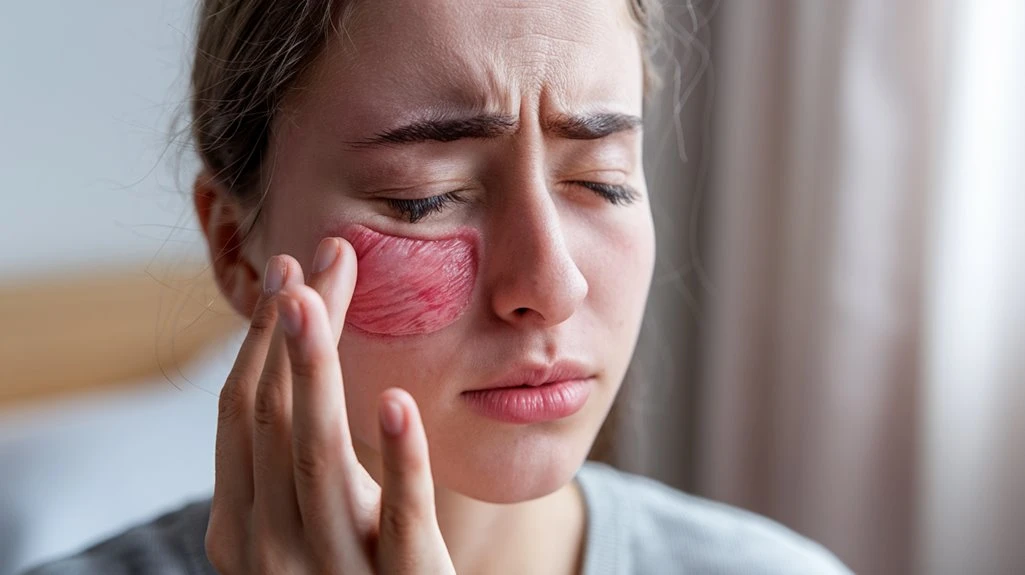eyelids swell and itch