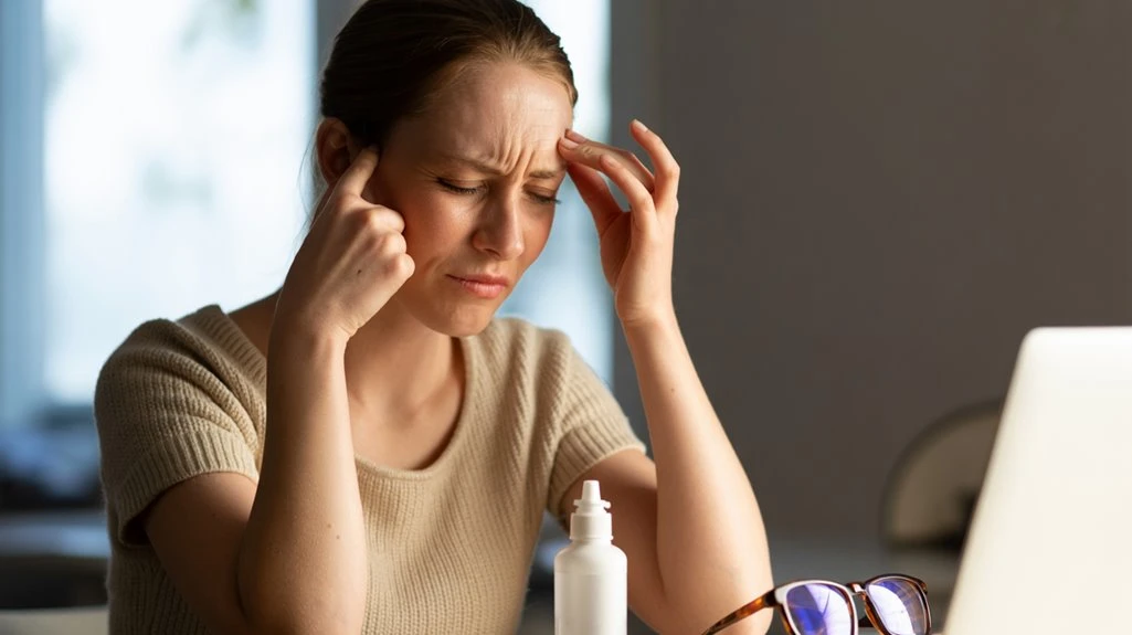 dry eyes may trigger headaches
