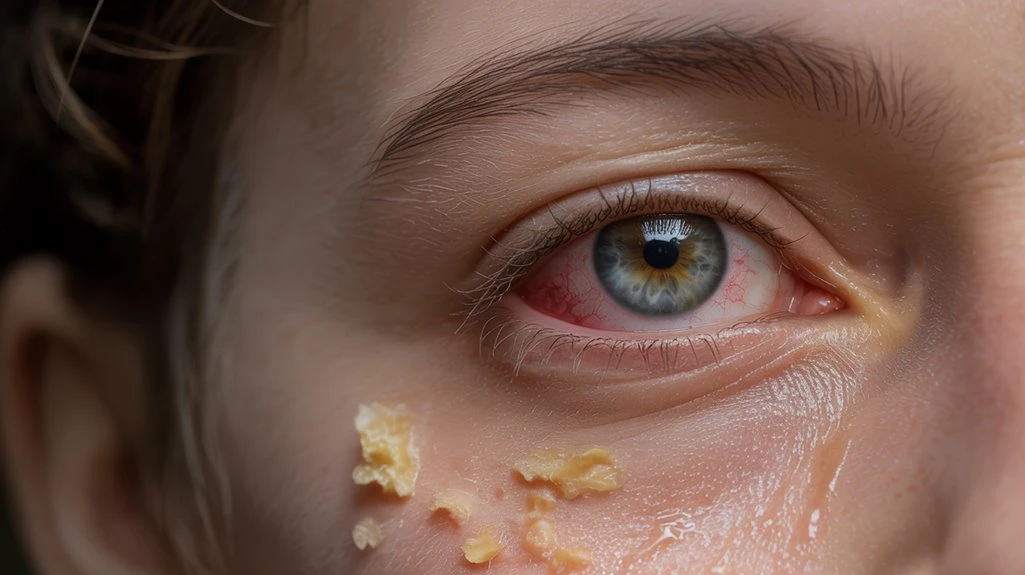 Powerful Red Crusty Eyes Relief 1 red crusty eyes causes