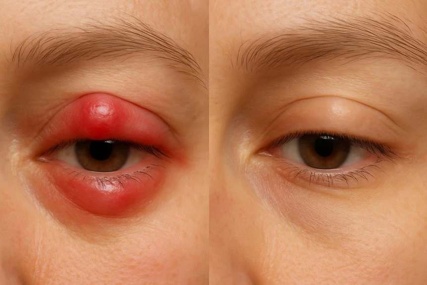 chalazion and stye differentiation