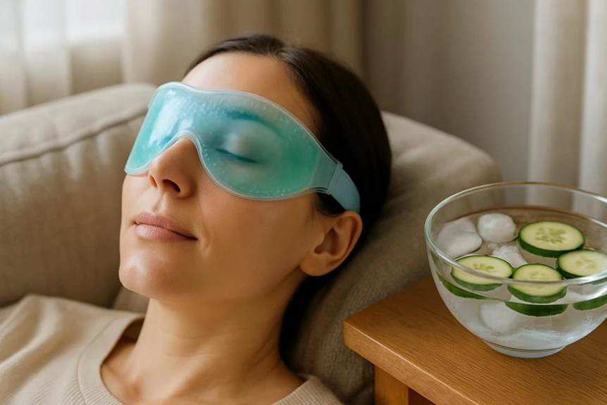 cold compress eye relief