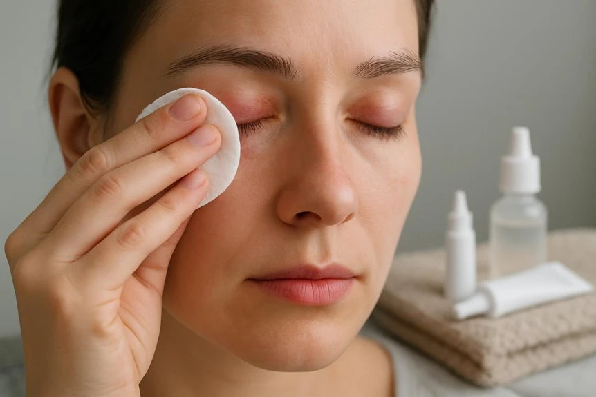 single eye corner itching treatment
